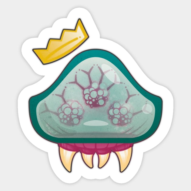 Friendly Vector King-troid Sticker by msharris22